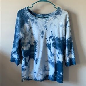 JCrew Tie dye knit sweater